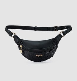 Abel & Lula Black Sequins Fanny Pack