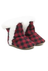 Robeez Jack Red Plaid Soft Soles