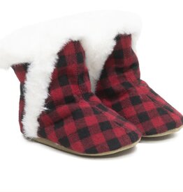 Robeez Jack Red Plaid Soft Soles