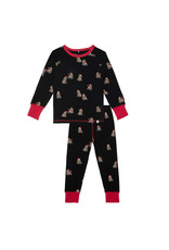 Deux Par Deux Christmas Dog 2 Pc Pajama Set