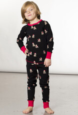 Deux Par Deux Christmas Dog 2 Pc Pajama Set