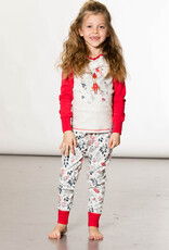 Deux Par Deux Christmas Deer 2 Pc Pajama Set
