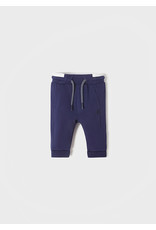 Mayoral Blue Fleece Trousers w/Tie