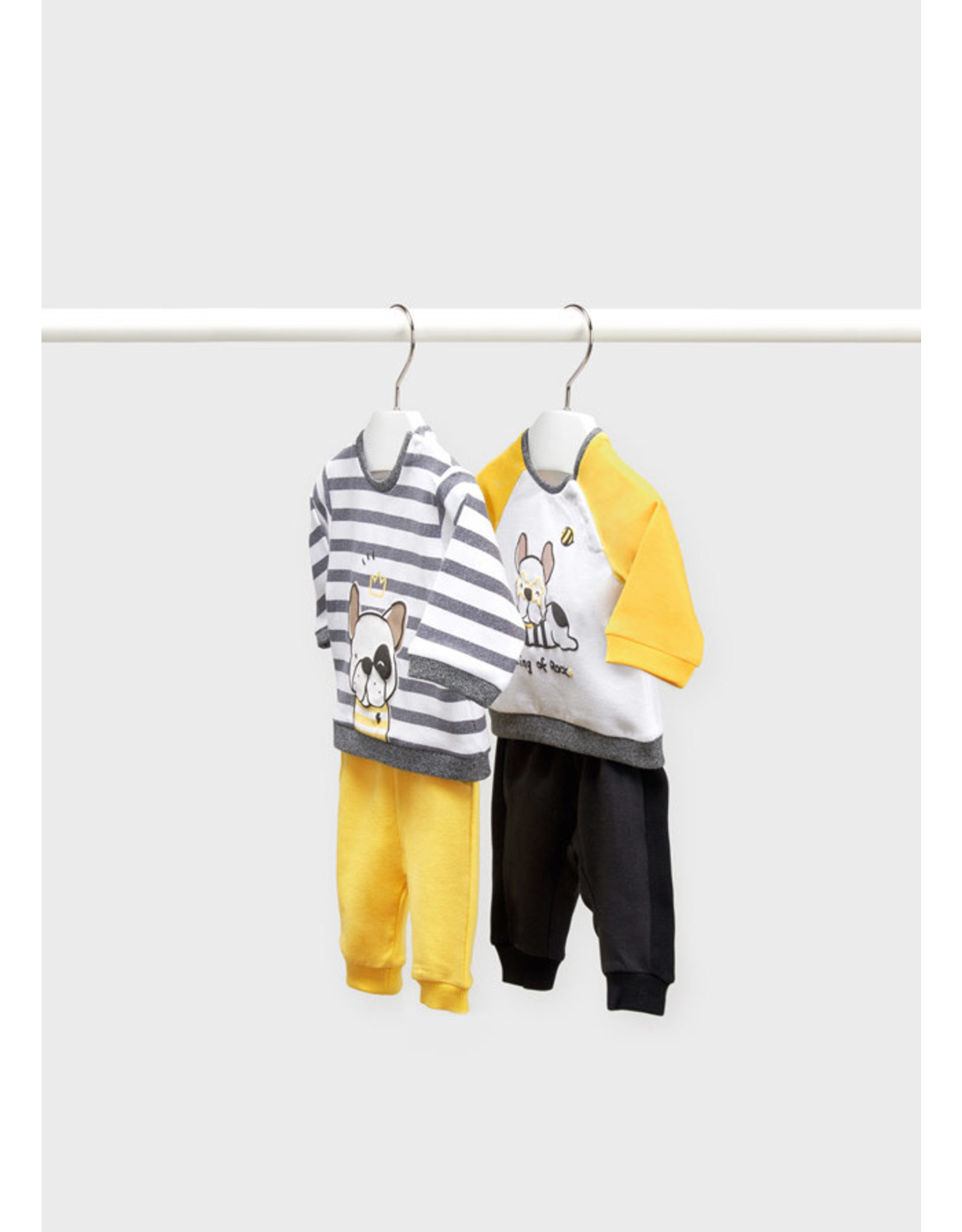 Mayoral Yellow Puppy 4 Pc Knit Set