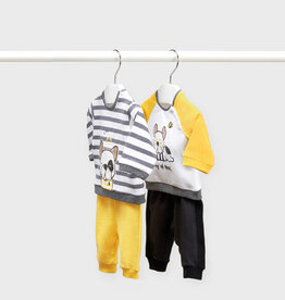 Mayoral Yellow Puppy 4 Pc Knit Set