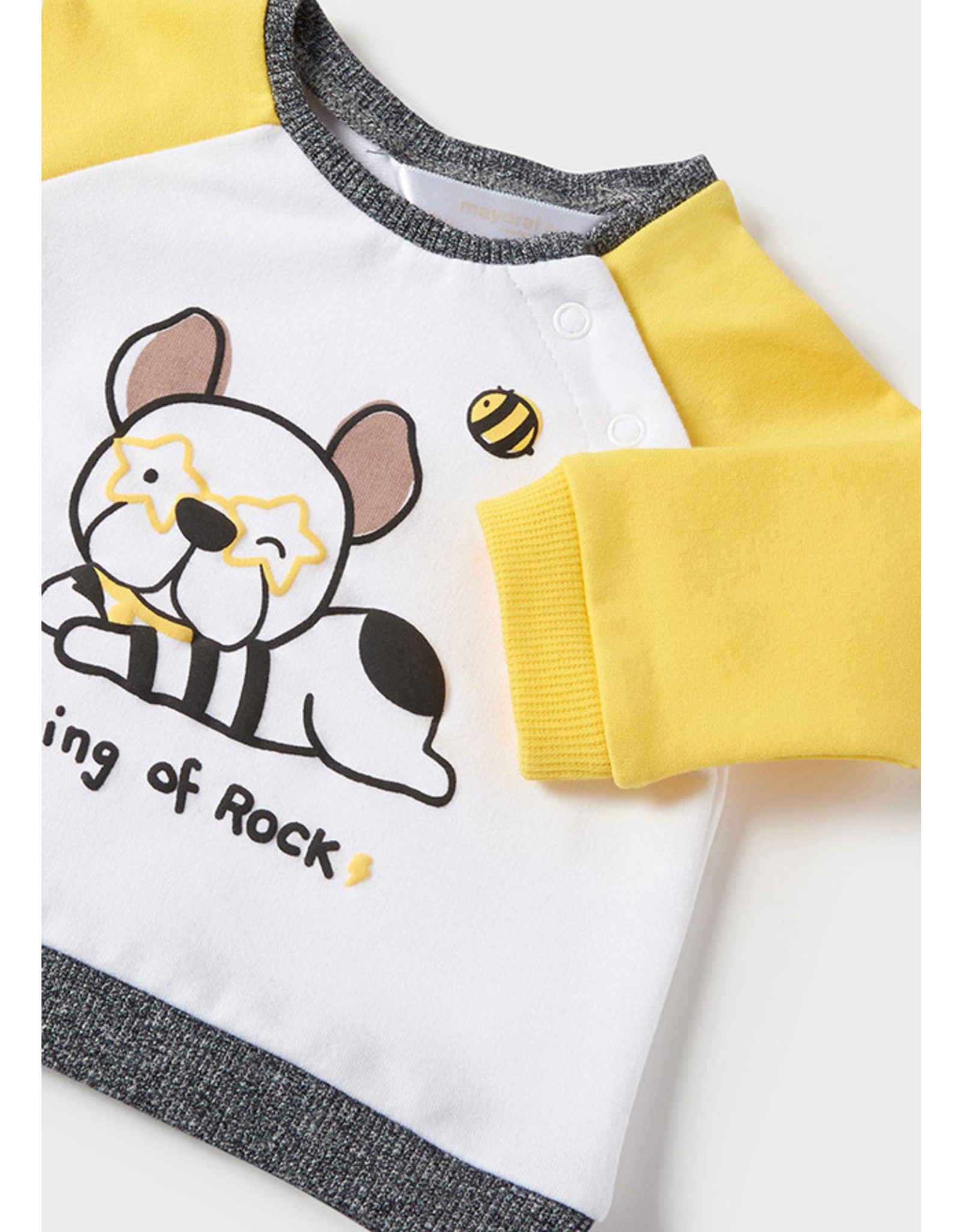 Mayoral Yellow Puppy 4 Pc Knit Set