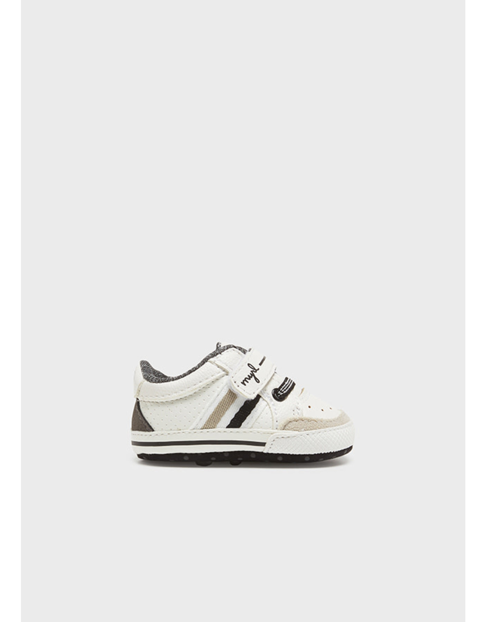 Young Old School sneakers with Velcro fastening and fluorescent orange star  | Golden Goose