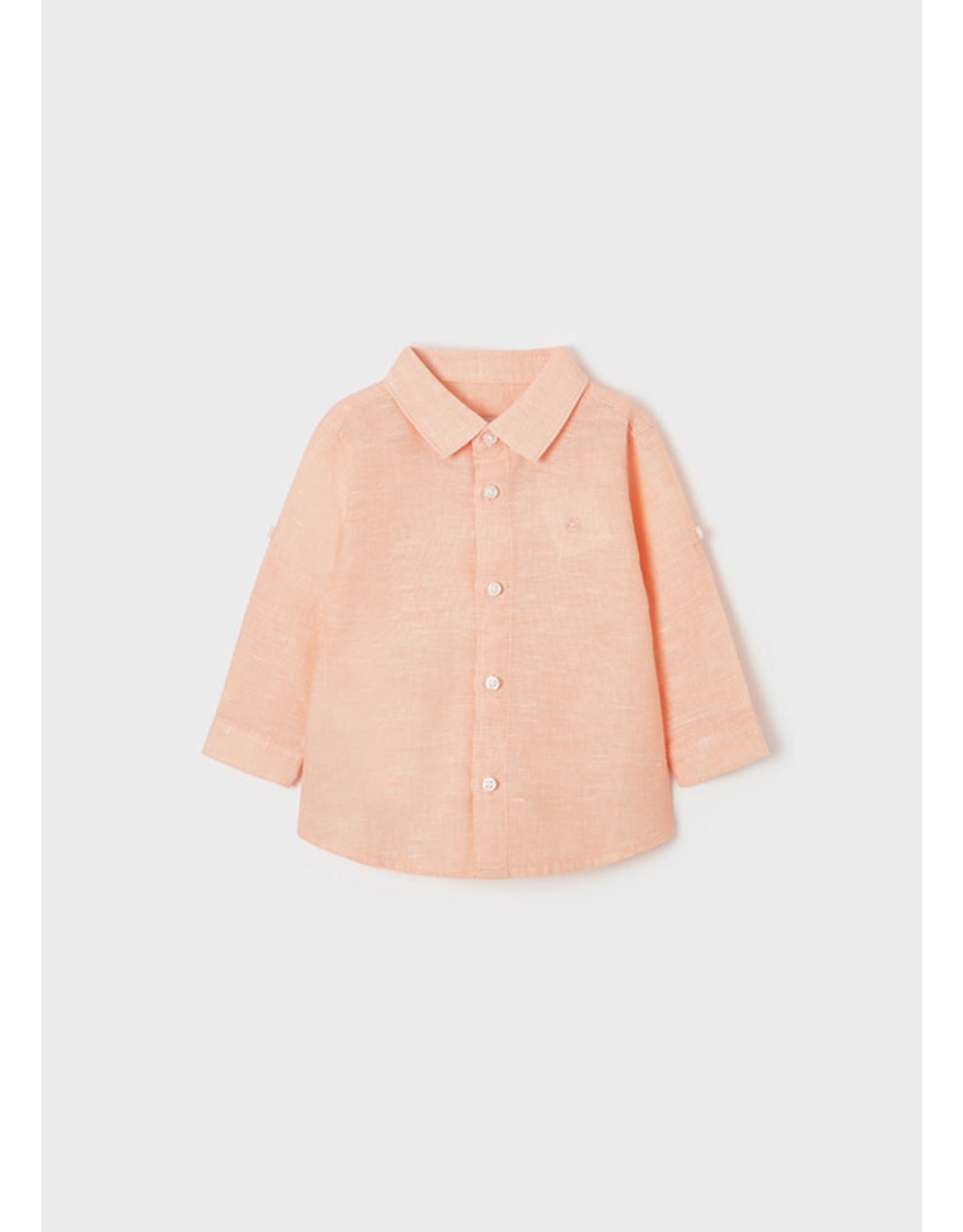 Mayoral Clay Linen Button Up