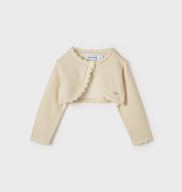 Mayoral Champagne Knit Cardigan