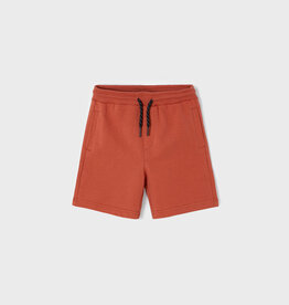 Mayoral Terracotta Fleece Shorts