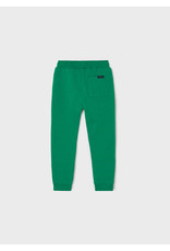 Mayoral Cuffed Fleece Trousers in Clover