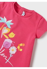 Mayoral Magenta Garden Shirt