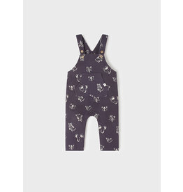 Mayoral Zoo Pattern Knit Overalls