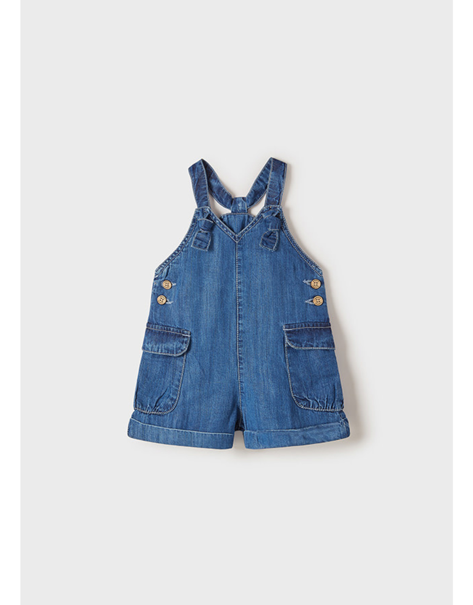 Mayoral Denim Short Jumpsuit