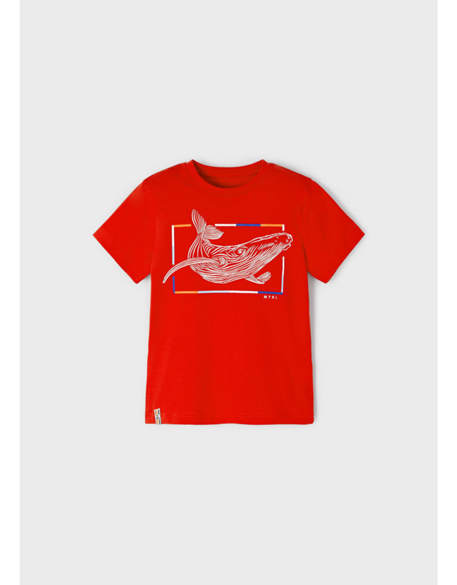 Mayoral Red Whale T-Shirt