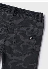 Mayoral Gray Denim Camo Bermuda