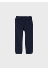 Mayoral Navy Linen Twill Pants
