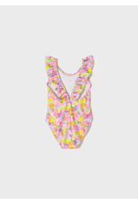 Mayoral Lilac Printed Swimsuit