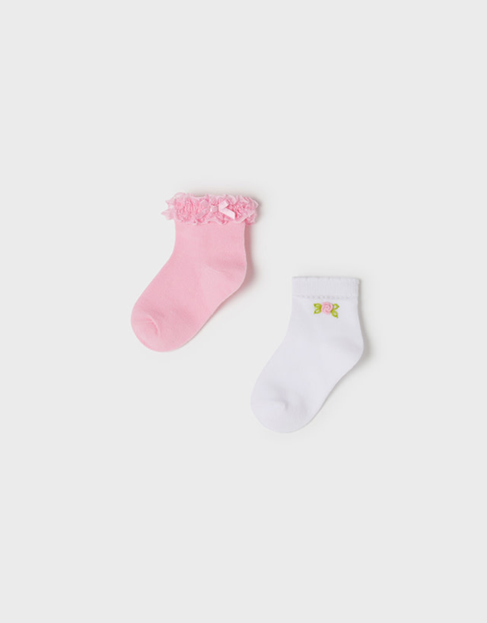 Mayoral Rose 2pc Set Floral Socks