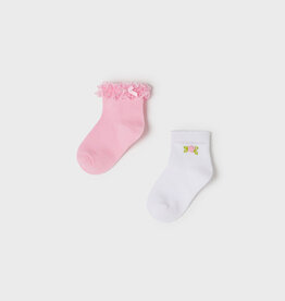 Mayoral Rose 2pc Set Floral Socks