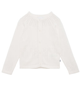 Deux Par Deux Off White Knitted Cardigan