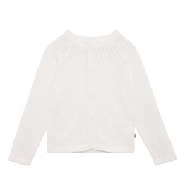 Deux Par Deux Off White Knitted Cardigan