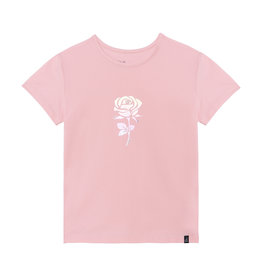 Deux Par Deux Coral Blush Foil Print T-Shirt