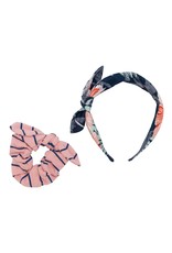 Deux Par Deux Flamingo Scrunchy & Heaband Set