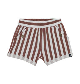 Deux Par Deux Copper Striped Short