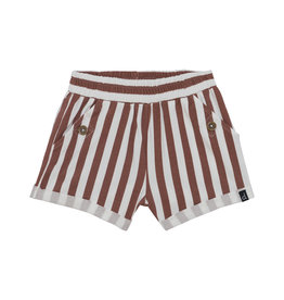 Deux Par Deux Copper Striped Short