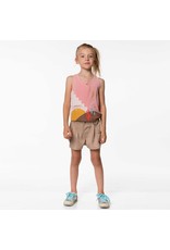 Deux Par Deux Jungle Rose Tank Top w/Front Pocket