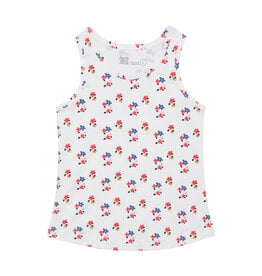 Deux Par Deux Sailor Flowers Tank Top