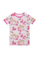 Deux Par Deux Unicorn Roses Two Piece Pajama Set