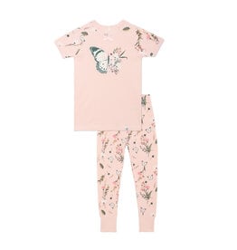 Deux Par Deux Butterfly Two Piece Pajama Set (4)