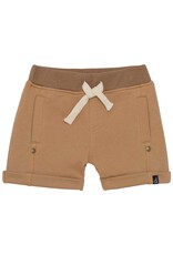 Deux Par Deux Tan French Terry Short