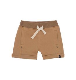 Deux Par Deux Tan French Terry Short