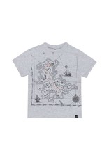 Deux Par Deux Topography Print Top