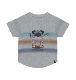 Deux Par Deux Summer Pug Print Top