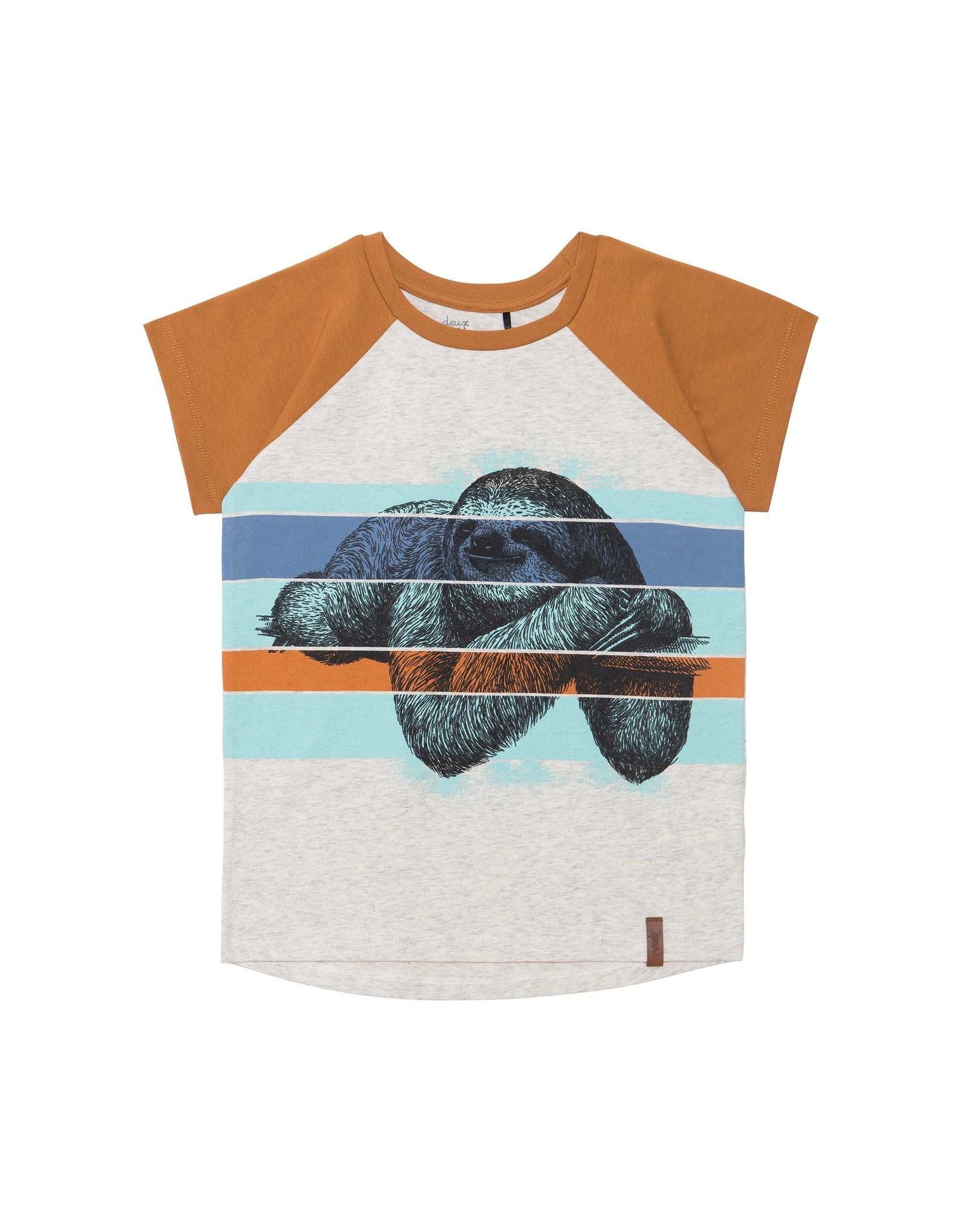 Deux Par Deux Sloth Print Top