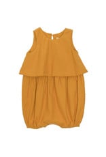 Mabel & Honey Open Hearts Knit Romper in Yellow