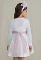 Abel & Lula White Girls Knit Cardigan