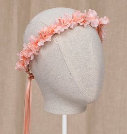 Abel & Lula Salmon Flower Crown