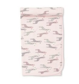 Kissy Kissy Pink Giraffe Blanket