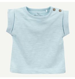 Oliver & Rain Light Blue Rolled Cuff Tee