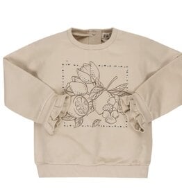 EMC Tan Floral Sweatshirt