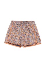 Noruk Floral Elastic Waist Short with Accent