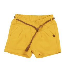 Noruk Yellow Belted Shorts