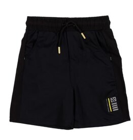 Noruk Black Athletic Shorts with Tie Waist