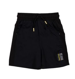 Noruk Black Athletic Shorts with Tie Waist