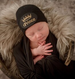 ilybean Nursery Beanie - Gold Prince Patch